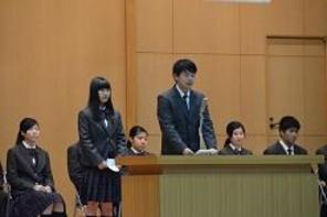 生徒会役員選挙立会演説会