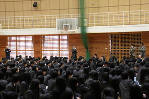 次年度、前期生徒会役員選挙立会演説会開催! 次年度、前期生徒会役員選挙立会演説会開催!
