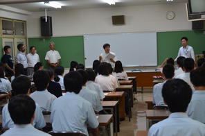 入社試験激励会