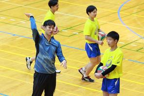 アシックスアスリートスペシャルレッスン 柳田将洋選手来校