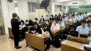 １学期終業式&見学会生徒スタッフ打合せを行いました。