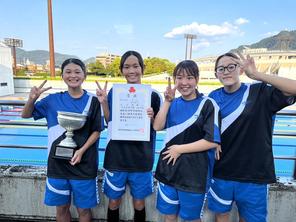 🏊【水泳部】新人大会，女子総合優勝🏆！男子総合準優勝🏅！