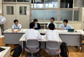 【探究】２普３ 岐阜聾学校の代表生徒との事前の打ち合わせ