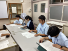 【探究】２普３ 岐阜聾学校の代表生徒との事前の打ち合わせ