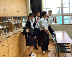 【探究】２普３ 岐阜聾学校の代表生徒との事前の打ち合わせ