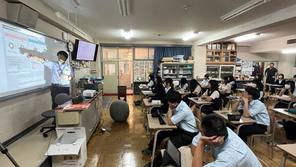 🔍【探究】１普７ クリラボ探究授業 No.1 〜天使と悪魔がゲスト！？違和感ワークショップ〜