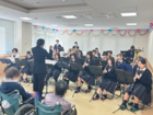 🎵【吹奏楽部】特別養護老人ホーム「やすらぎの里」にて演奏会